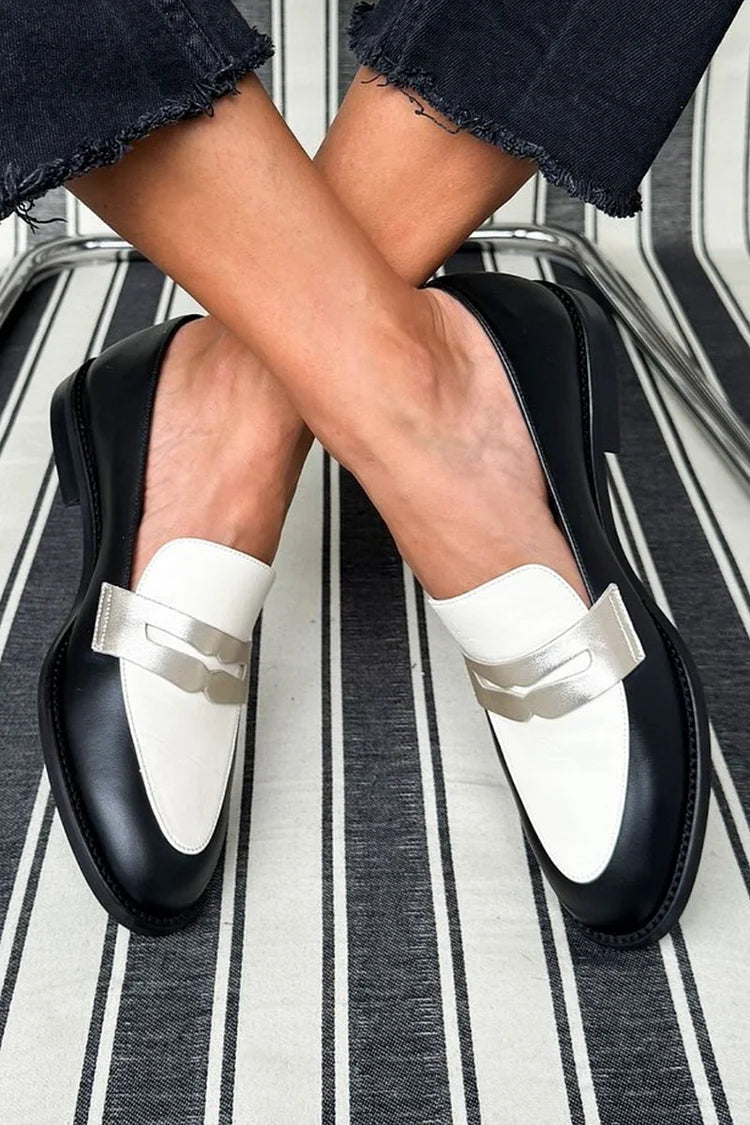 Nola | Classic Monochrome Loafers
