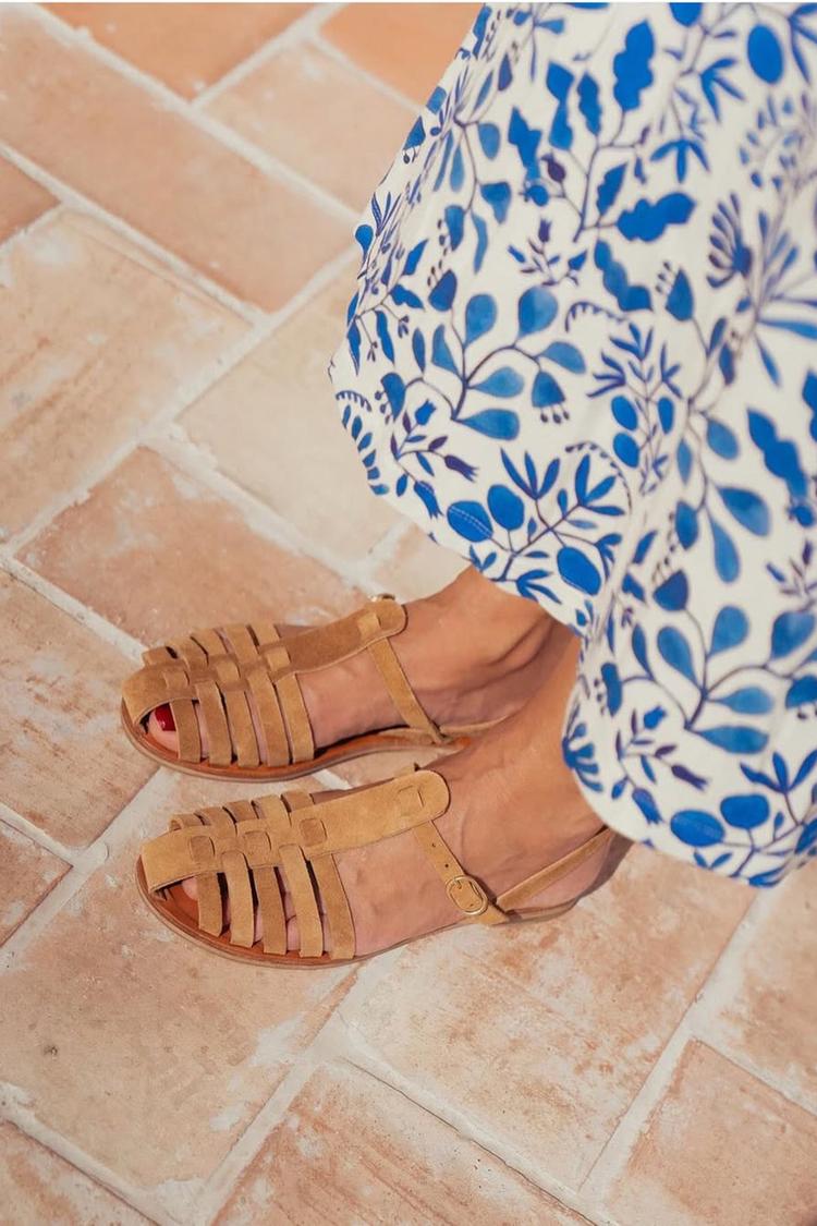 Alina | T-Strap Round-Toe Sandal