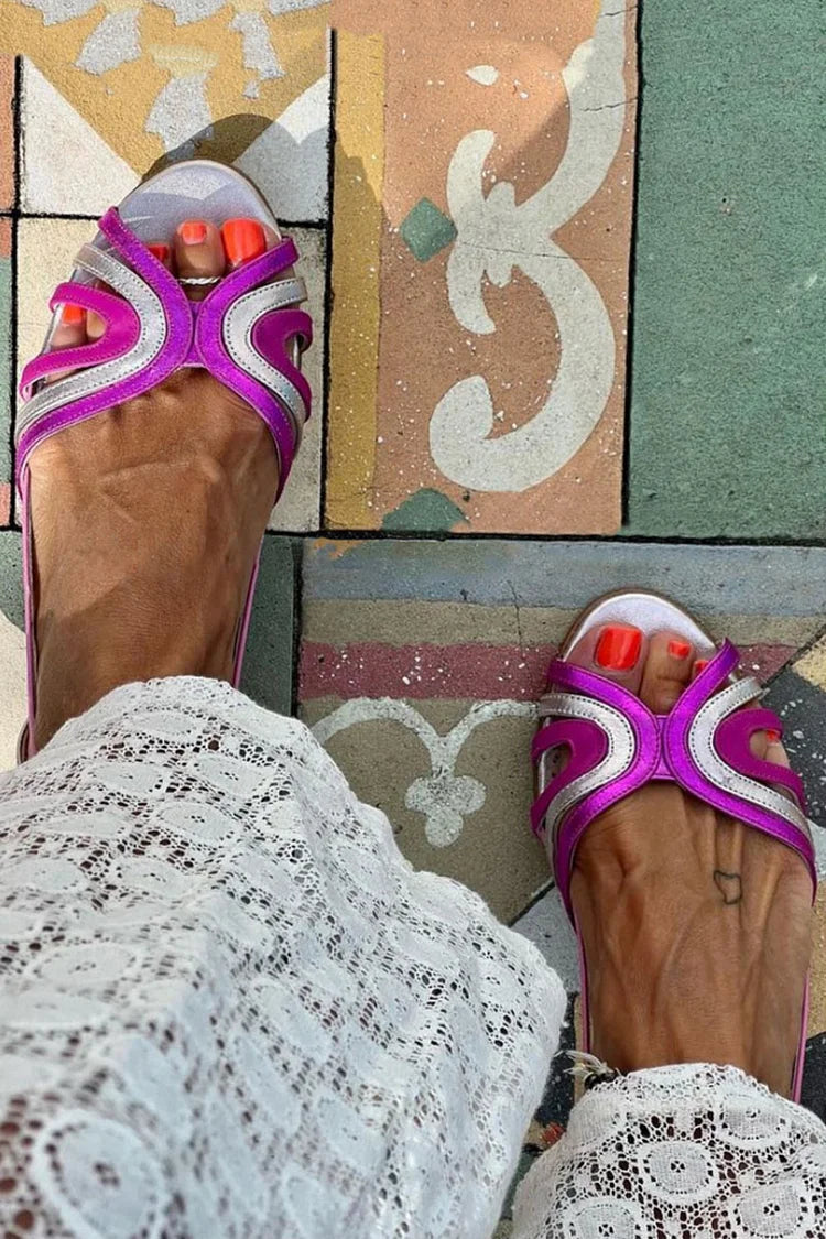 Maren | Slingback Colour-Block Sandal
