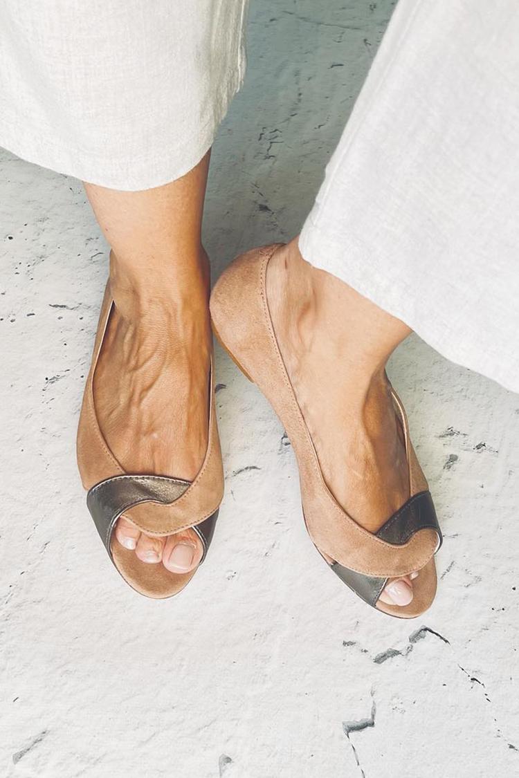 Hana | Colour-Block Braided Strap Sandal
