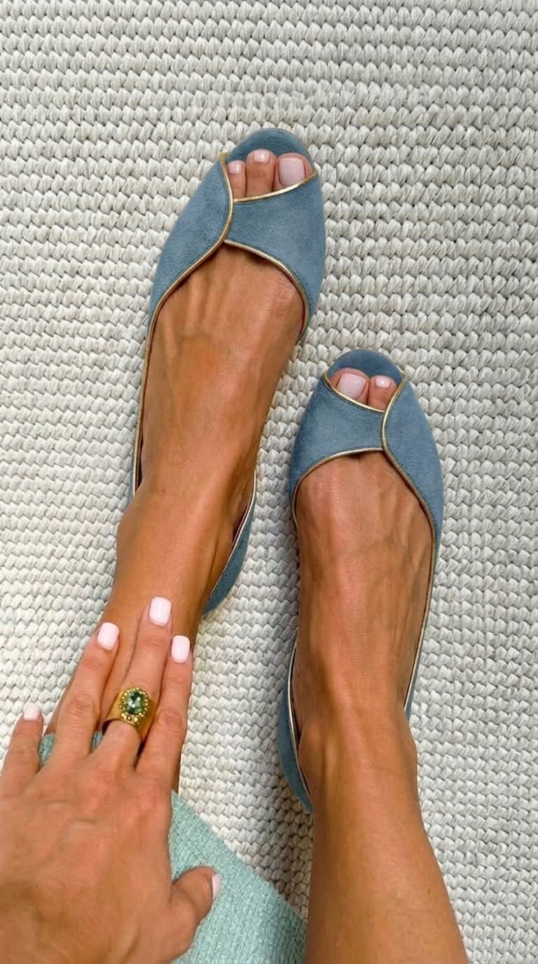 Leona | D'Orsay Open-Toe Flat