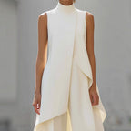 Shea | Wide-Leg Draped Jumpsuit