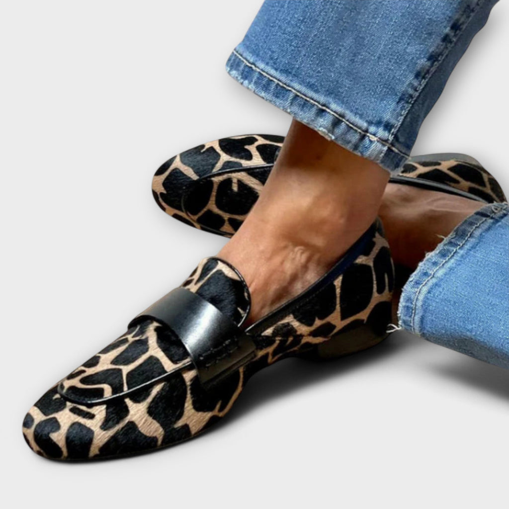 Priya | Leopard-Print Classic Loafers