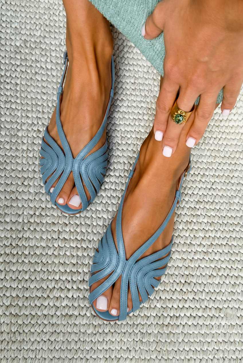 Carmen | Open-Toe Cage Strap Sandal