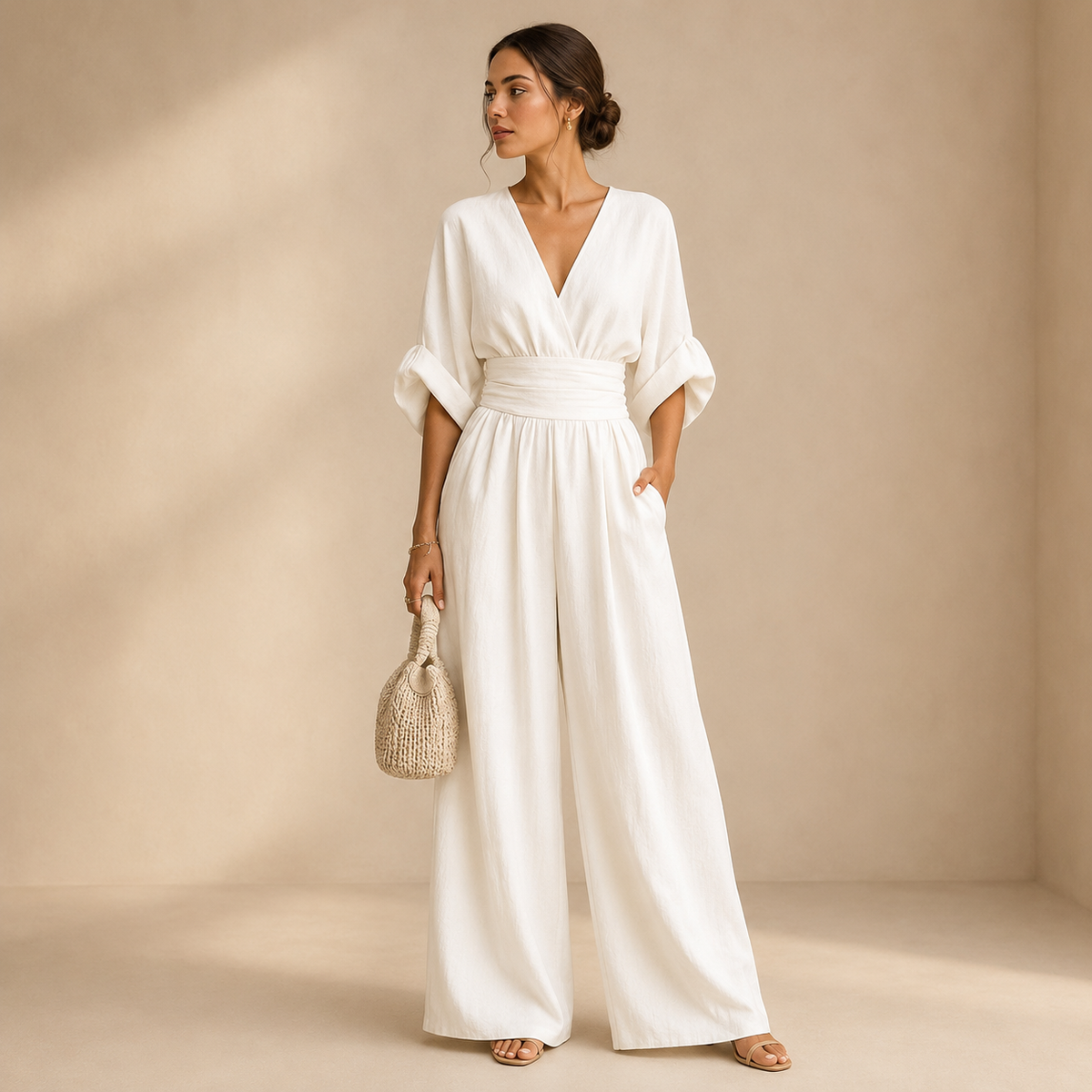 Adele | Elegant Wrap Jumpsuit