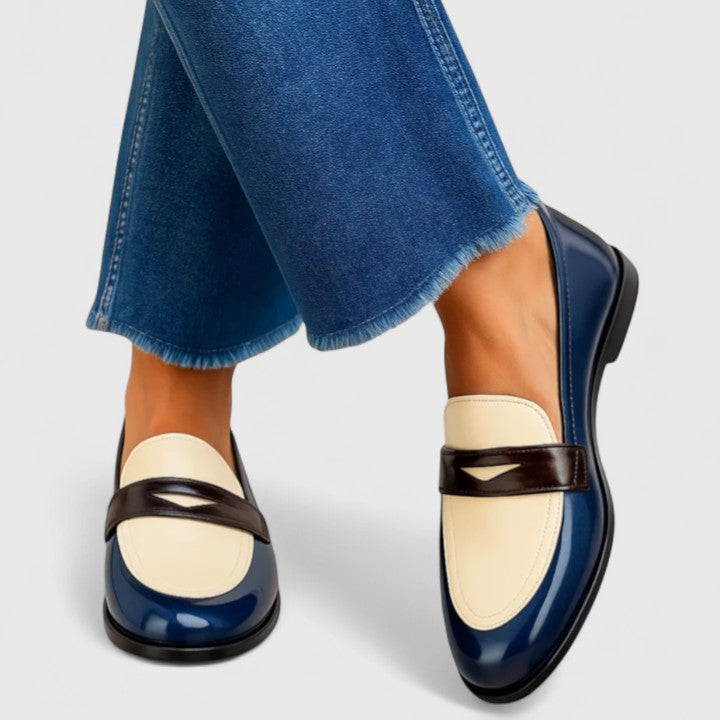Darcy | Elegant Colour-Block Loafers