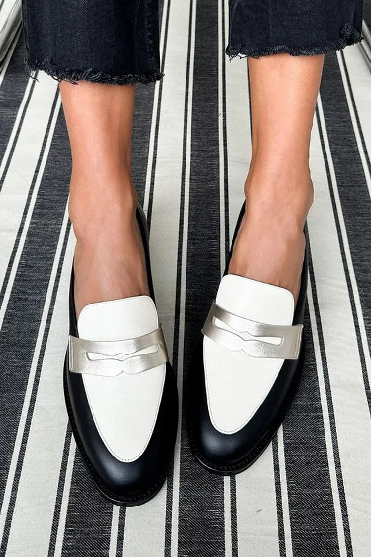 Nola | Classic Monochrome Loafers