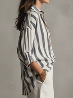 Jessa | Striped Relaxed Fit Blouse
