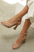 Olive | Refined Multi-Strap Heels