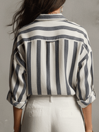 Jessa | Striped Relaxed Fit Blouse
