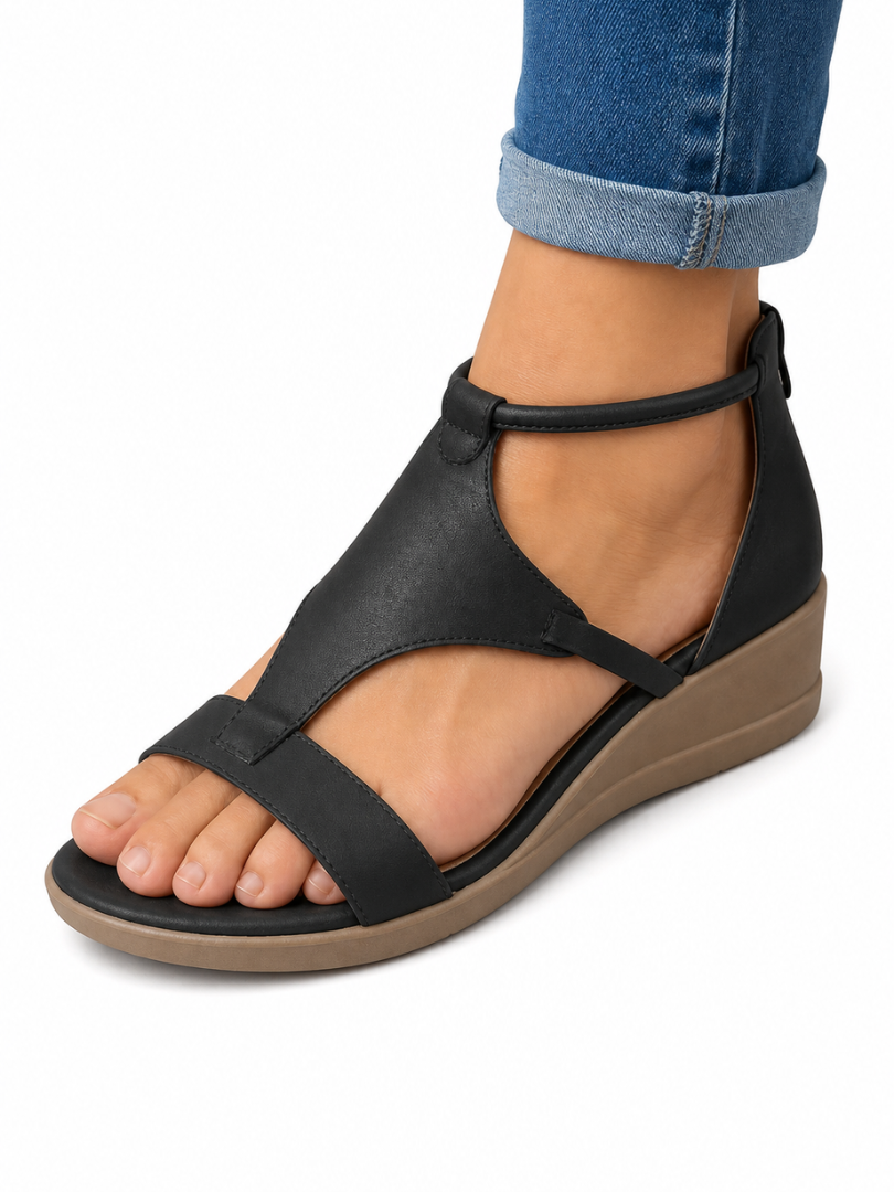 Tegan | Cushioned Comfort Strap Sandals