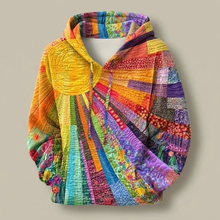 ISLA | PATCHWORK QUILTED HOODIE
