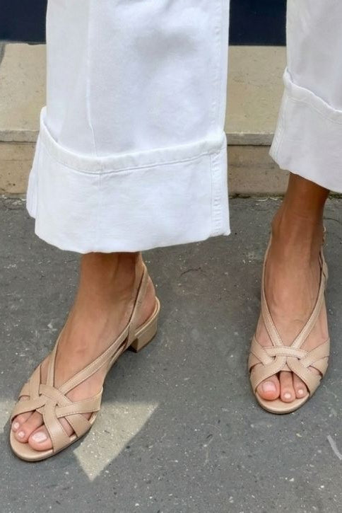 Tansy | Slingback Crossover Sandal