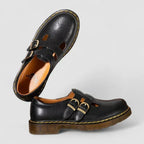 Yara | Vegan Leather Low Heel Mary Jane Shoes