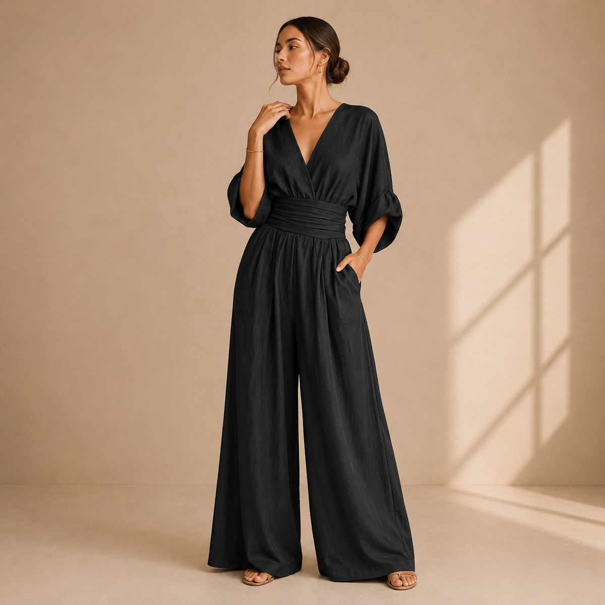 Adele | Elegant Wrap Jumpsuit