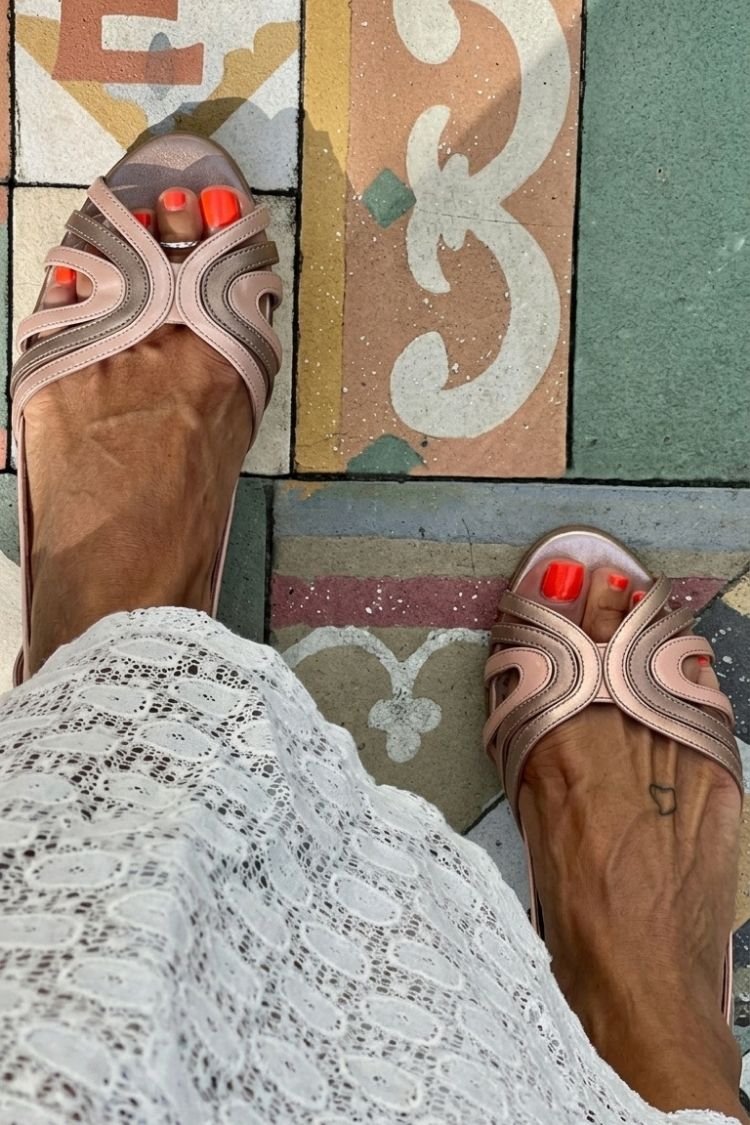 Maren | Slingback Colour-Block Sandal