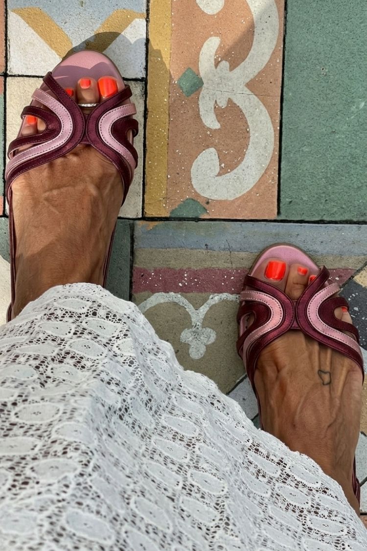 Maren | Slingback Colour-Block Sandal