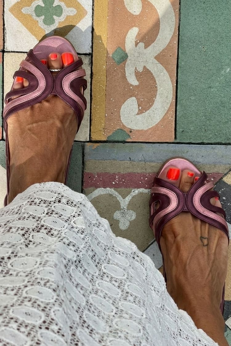 Maren | Slingback Colour-Block Sandal