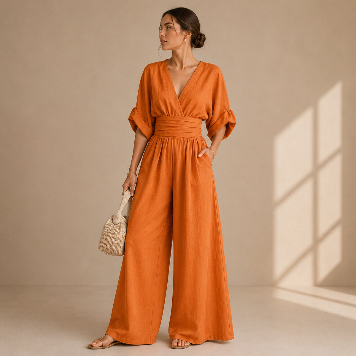 Adele | Elegant Wrap Jumpsuit