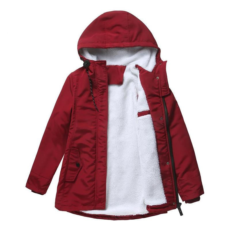 Isla | Fleece-Lined Hooded Parka Coat
