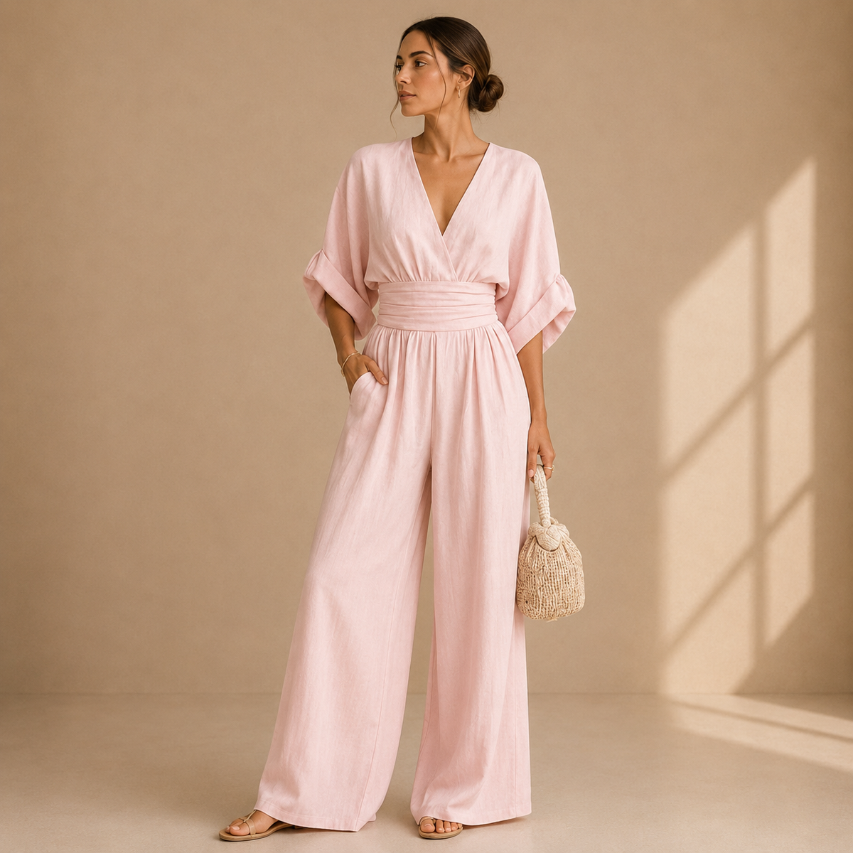 Adele | Elegant Wrap Jumpsuit