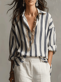 Jessa | Striped Relaxed Fit Blouse
