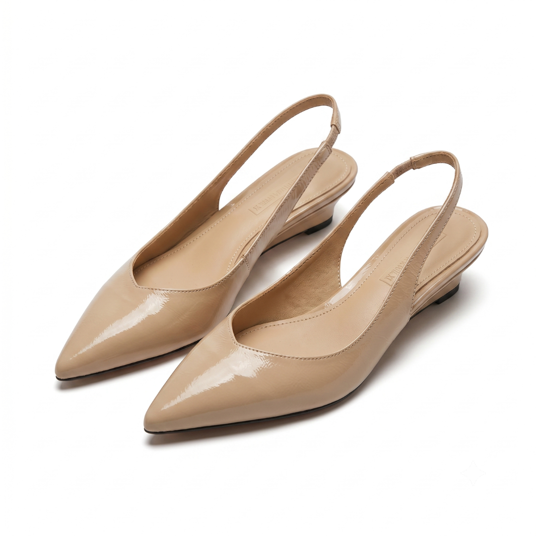 Avery | Pointed Toe Comfort Heels