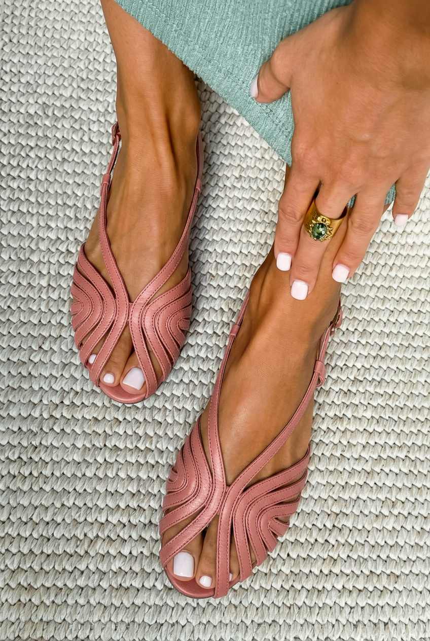 Carmen | Open-Toe Cage Strap Sandal