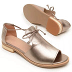 Jocelyn | Open-Toe Bow Strap Sandals