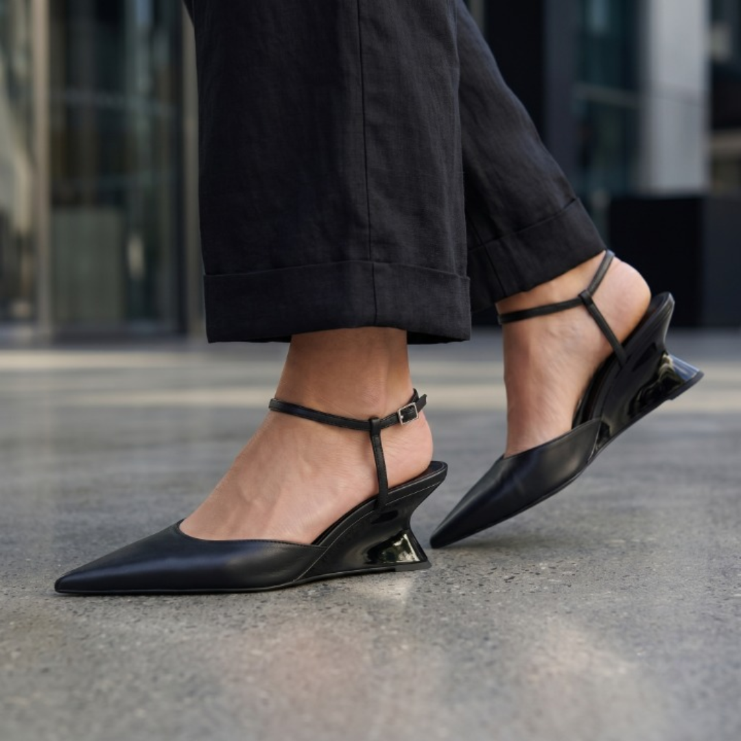 Elsie | Comfort Slingback Heels