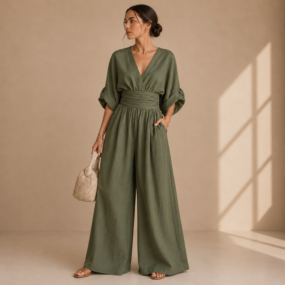 Adele | Elegant Wrap Jumpsuit