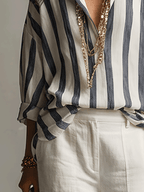 Jessa | Striped Relaxed Fit Blouse