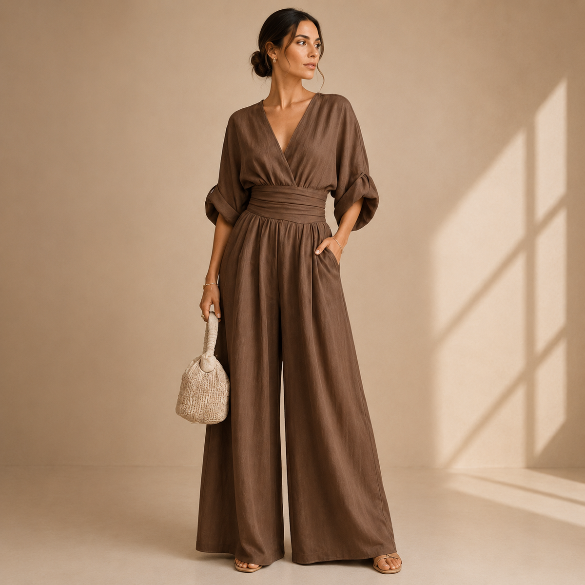 Adele | Elegant Wrap Jumpsuit