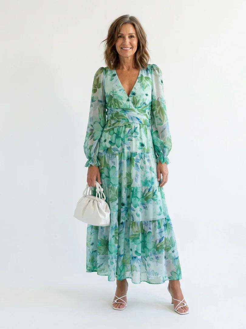 Zadie | Floral Long Sleeve Maxi Dress
