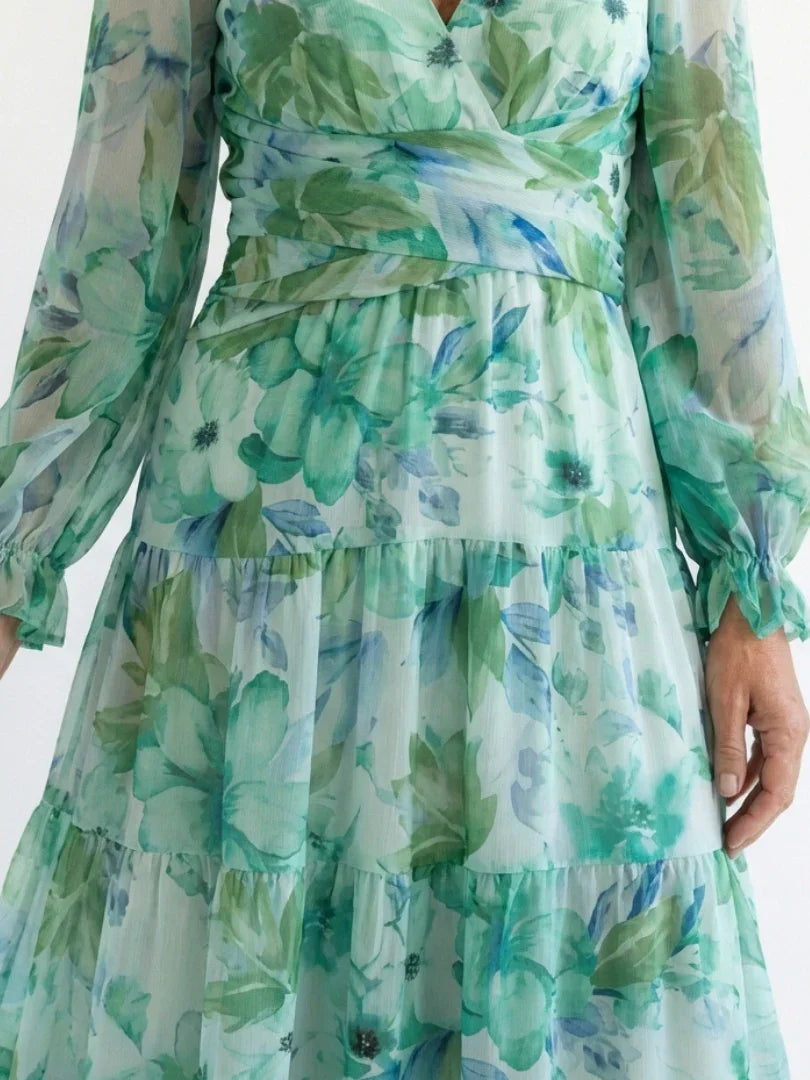 Zadie | Floral Long Sleeve Maxi Dress