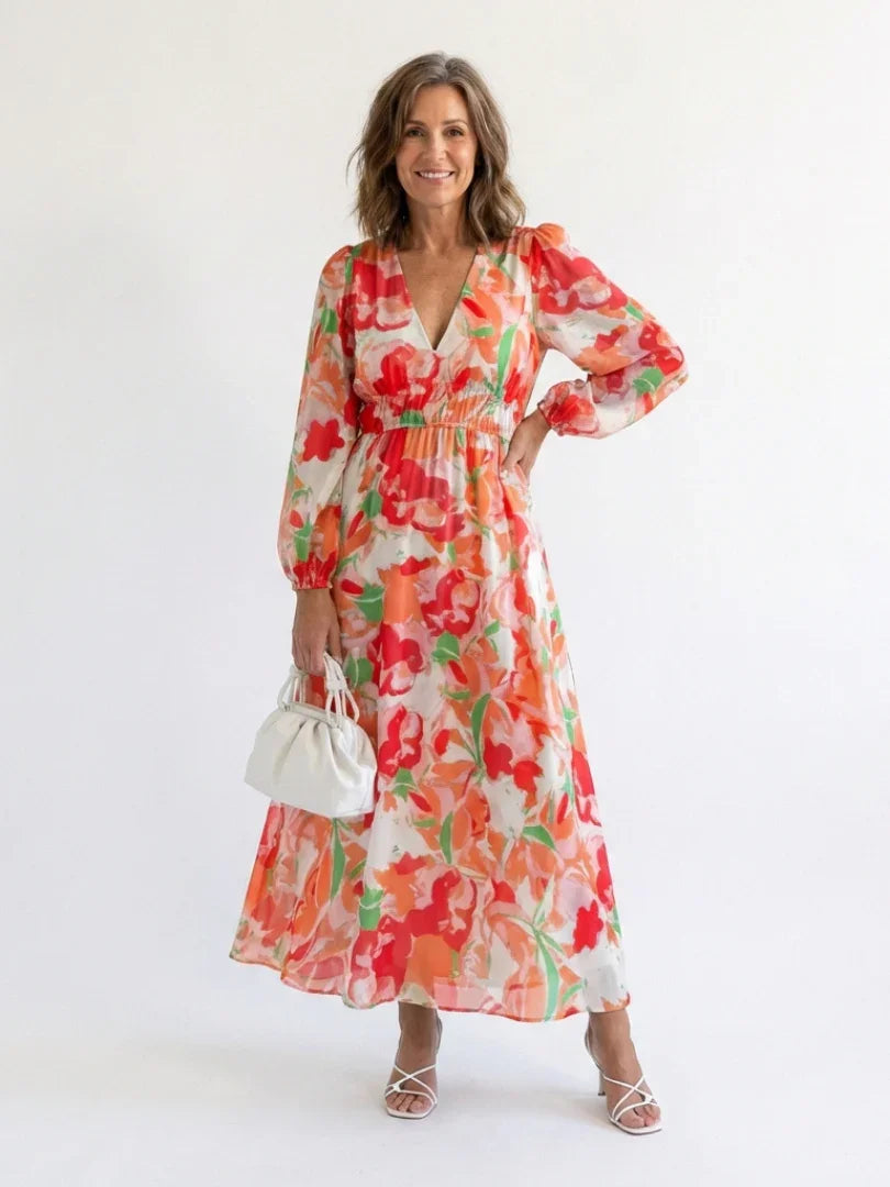 Zadie | Floral Long Sleeve Maxi Dress