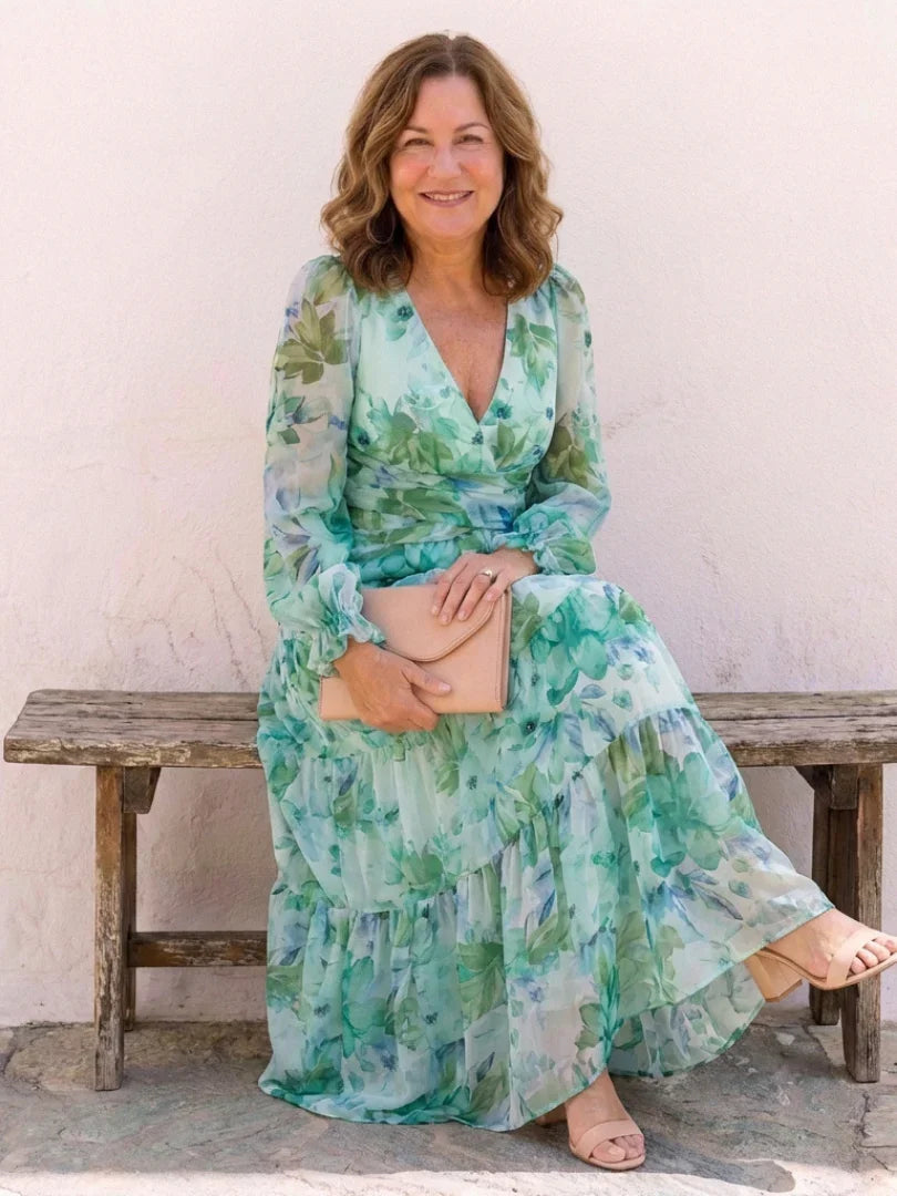 Zadie | Floral Long Sleeve Maxi Dress
