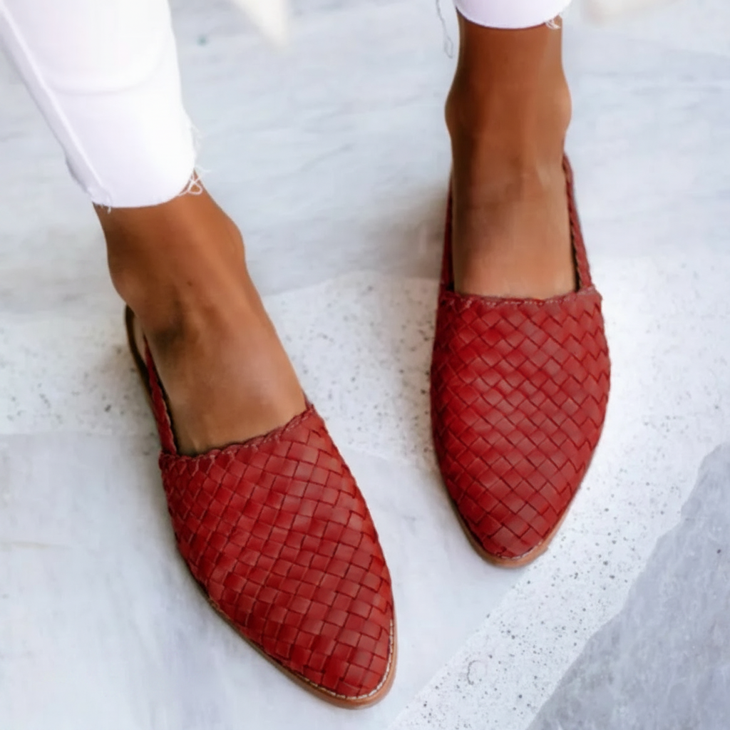 Renata | Woven Slip-On Comfort Shoes