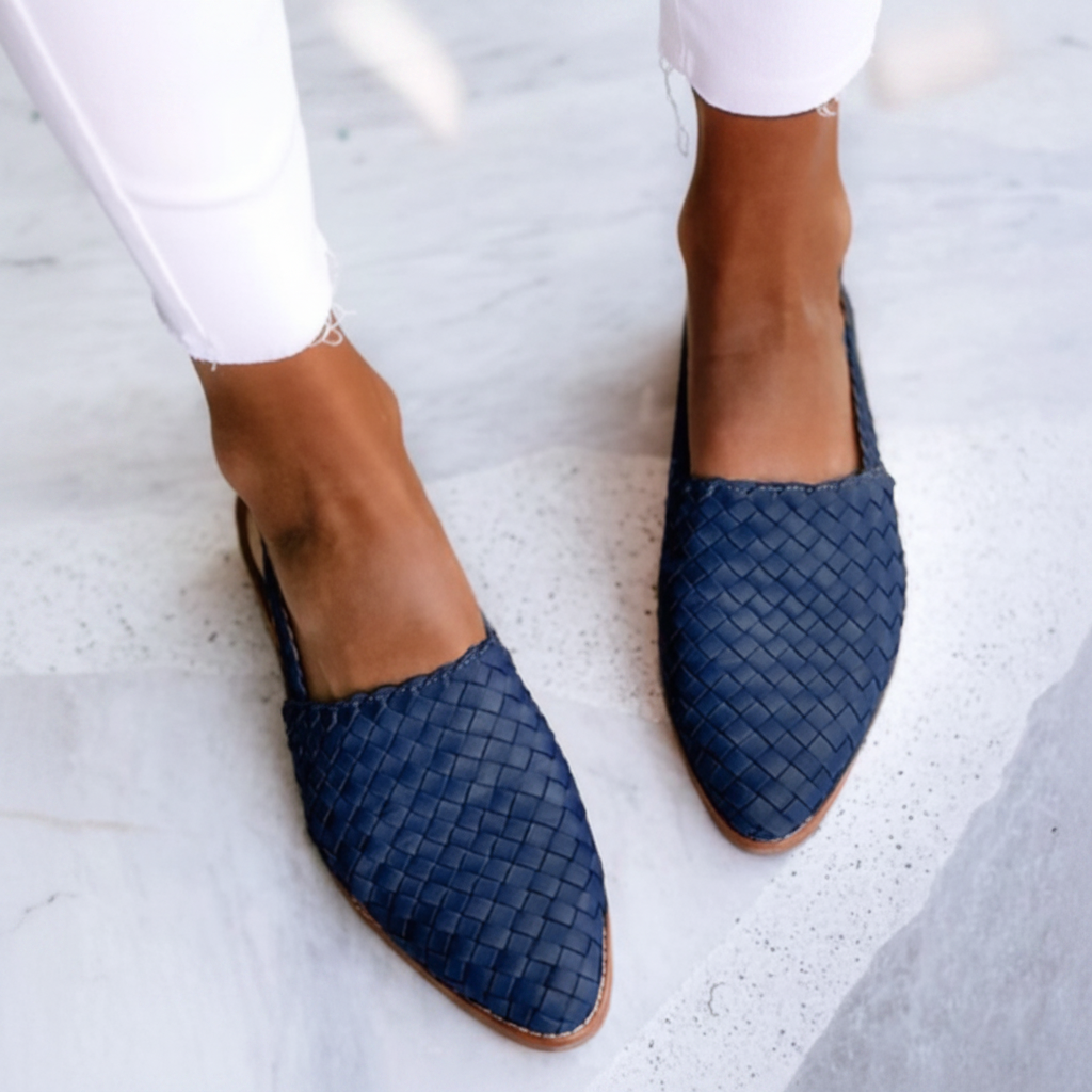 Renata | Woven Slip-On Comfort Shoes