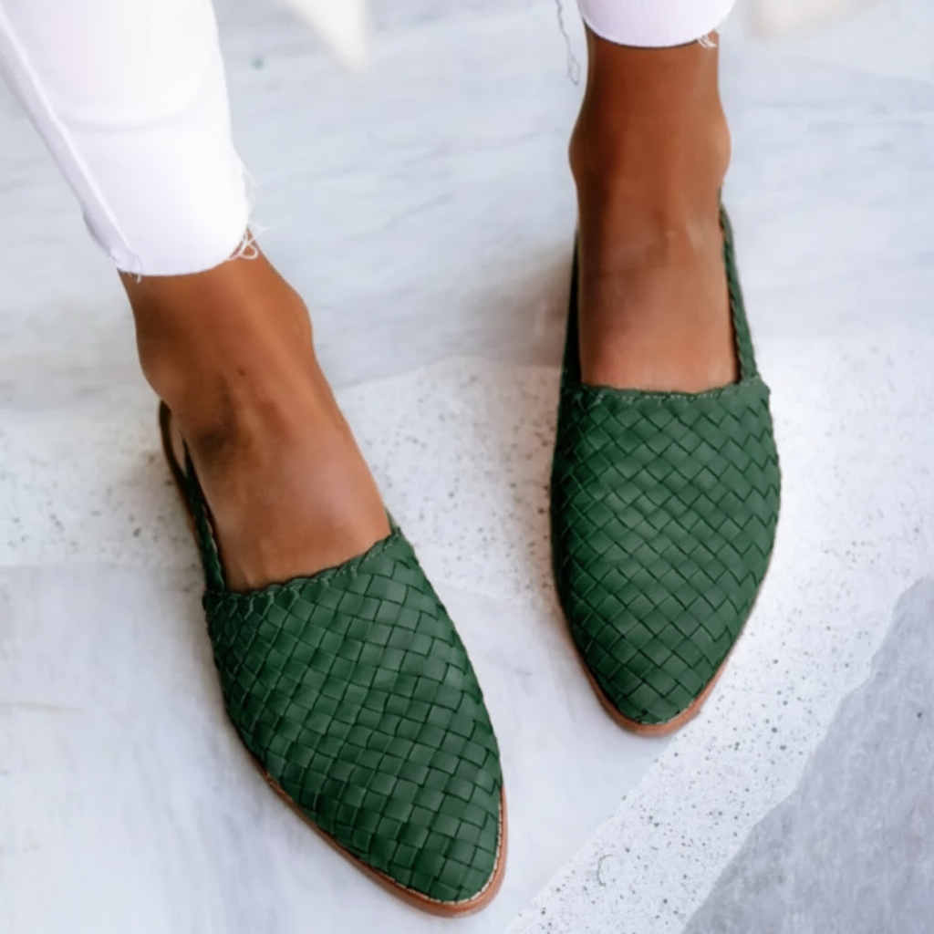 Renata | Woven Slip-On Comfort Shoes