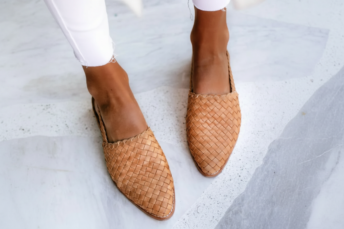 Renata | Woven Slip-On Comfort Shoes