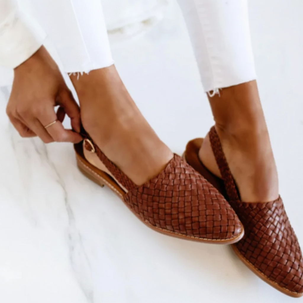 Renata | Woven Slip-On Comfort Shoes