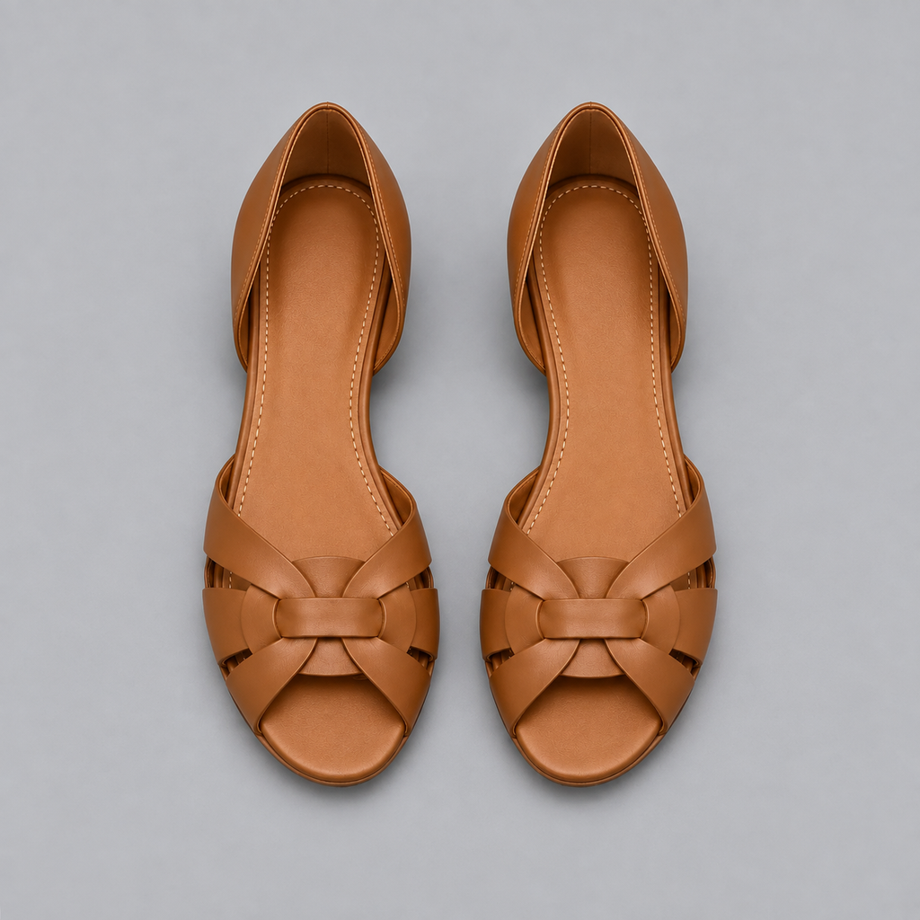 Lexie | Natural Woven Texture Sandals