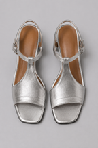 Kyra | Metallic Sheen Sandals