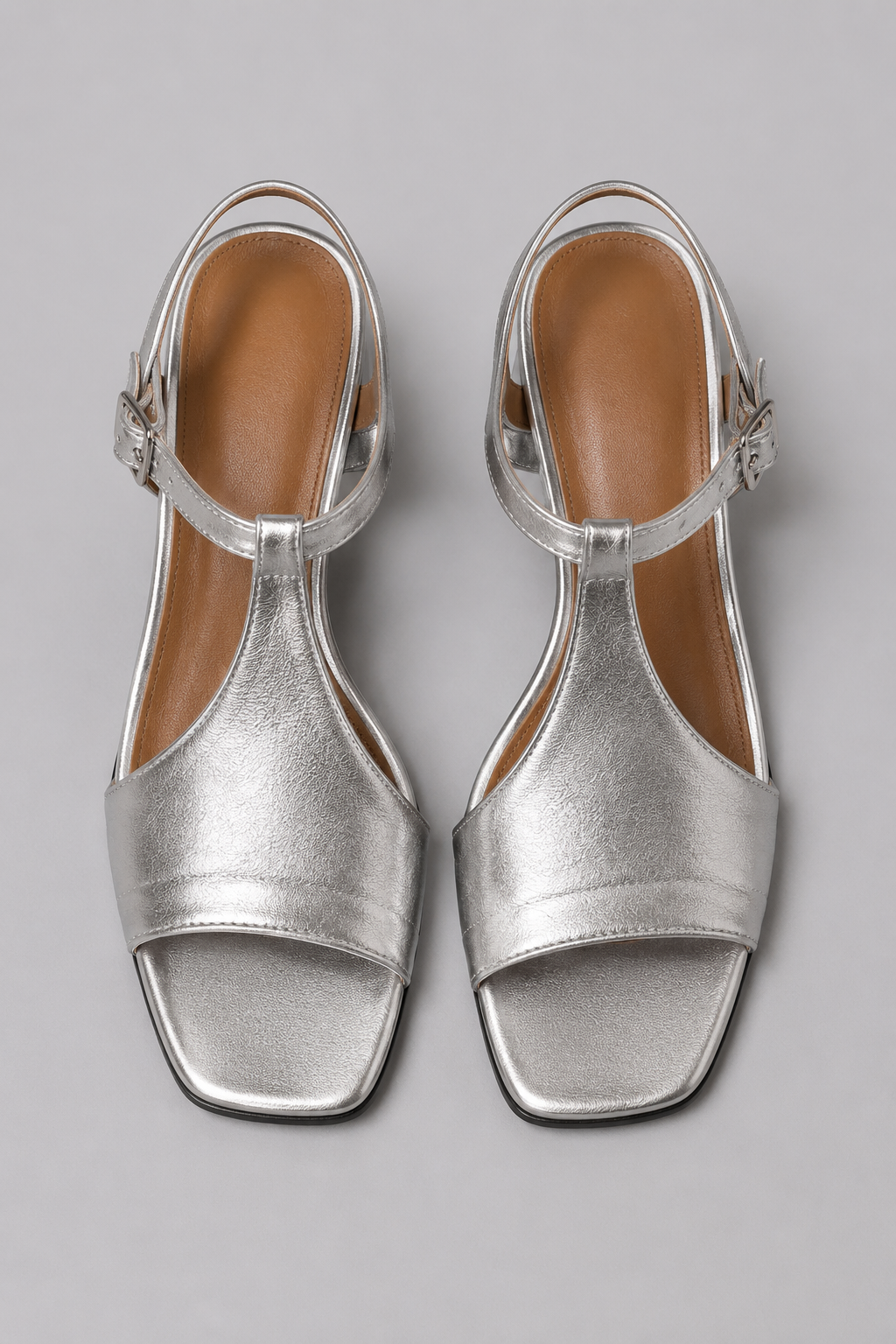 Kyra | Metallic Sheen Sandals