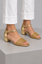 Finley | Openwork Detail Flat Sandals