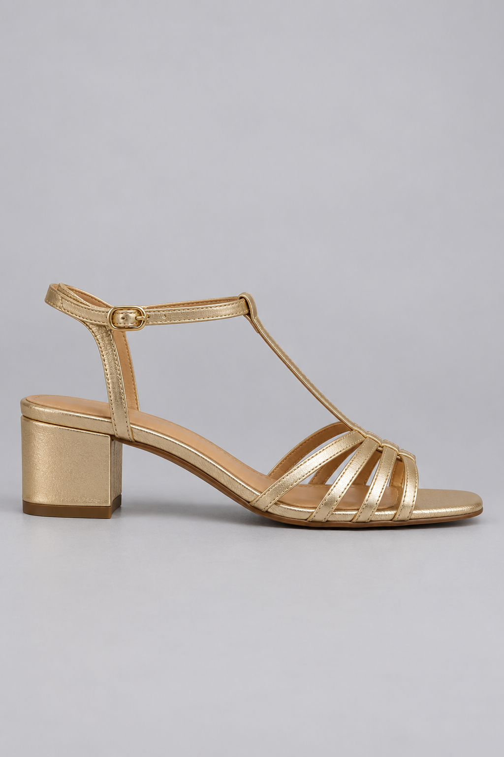 Marlowe | Polished Low Block-Heel Sandals