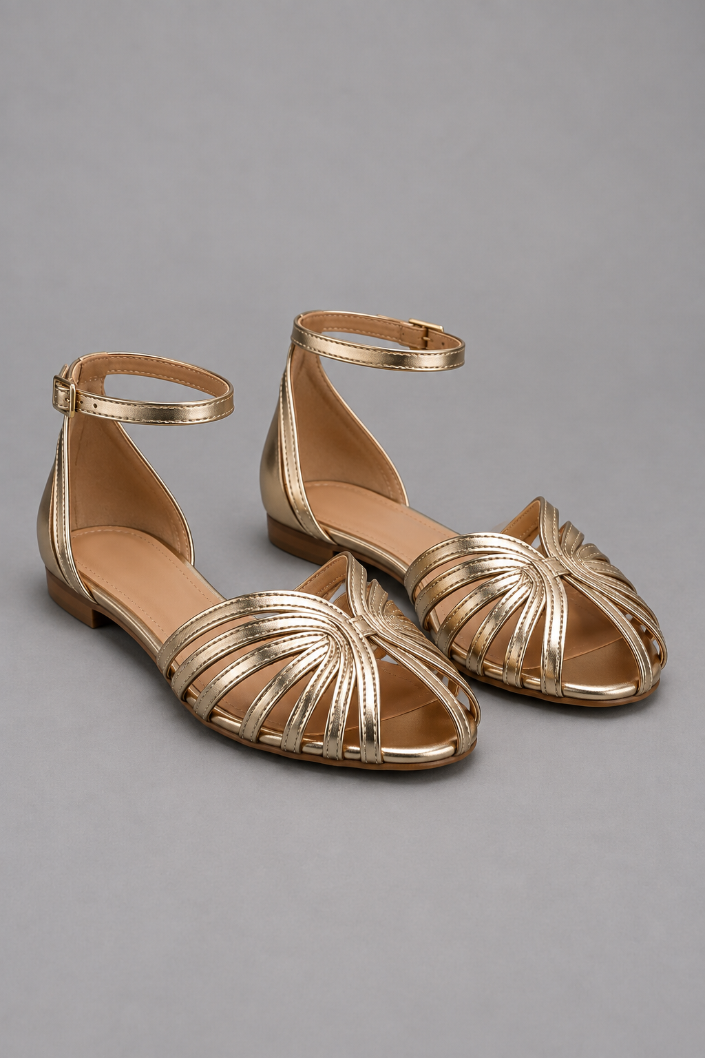 Rae | Glowing Gold Sandals