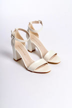 Senna | Ivory High-Heeled Sandals