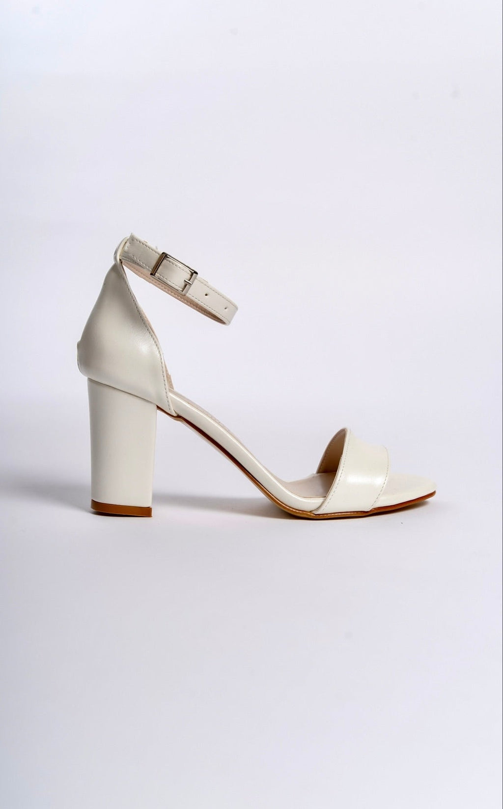 Senna | Ivory High-Heeled Sandals